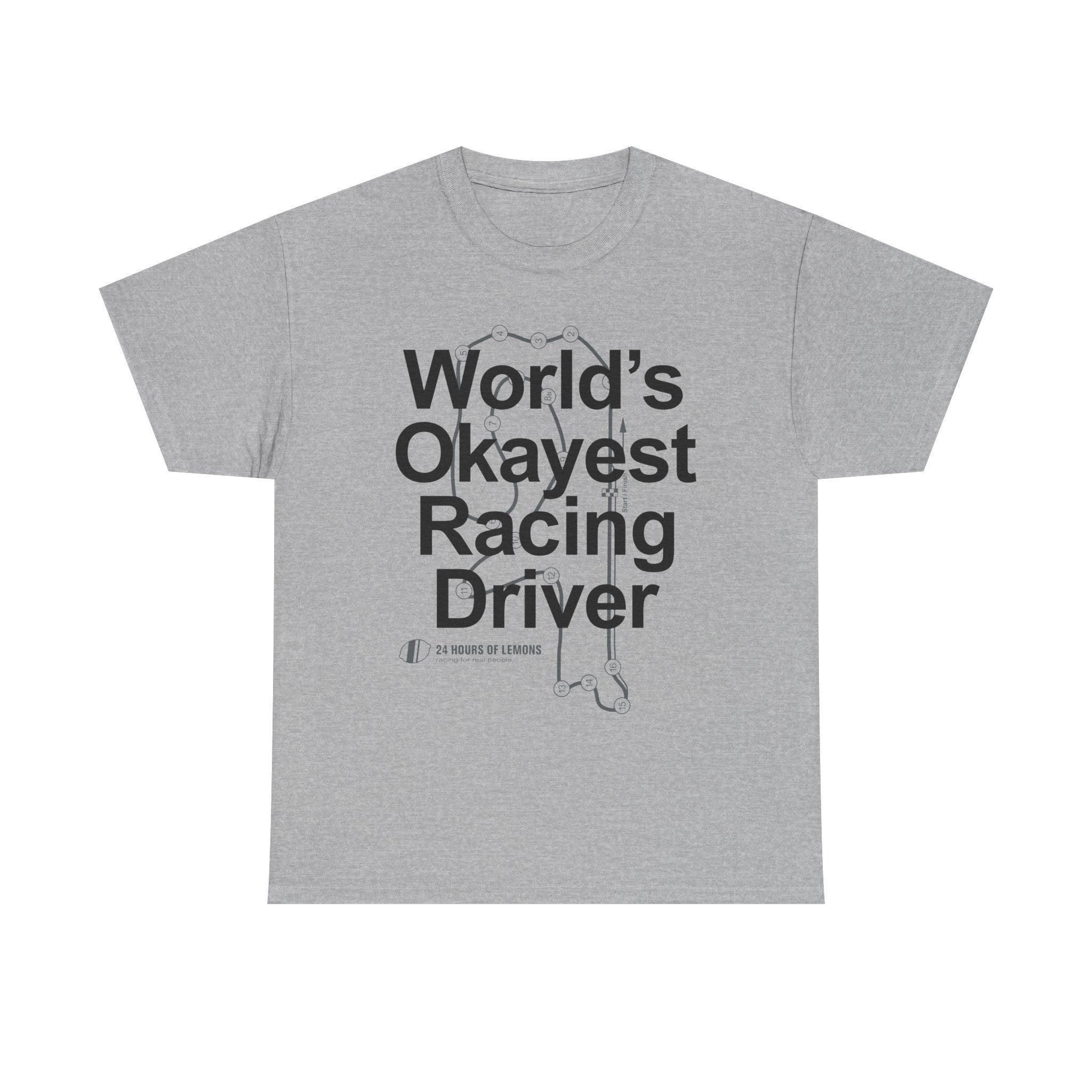 World's Okayest Racing Driver Grey 2026