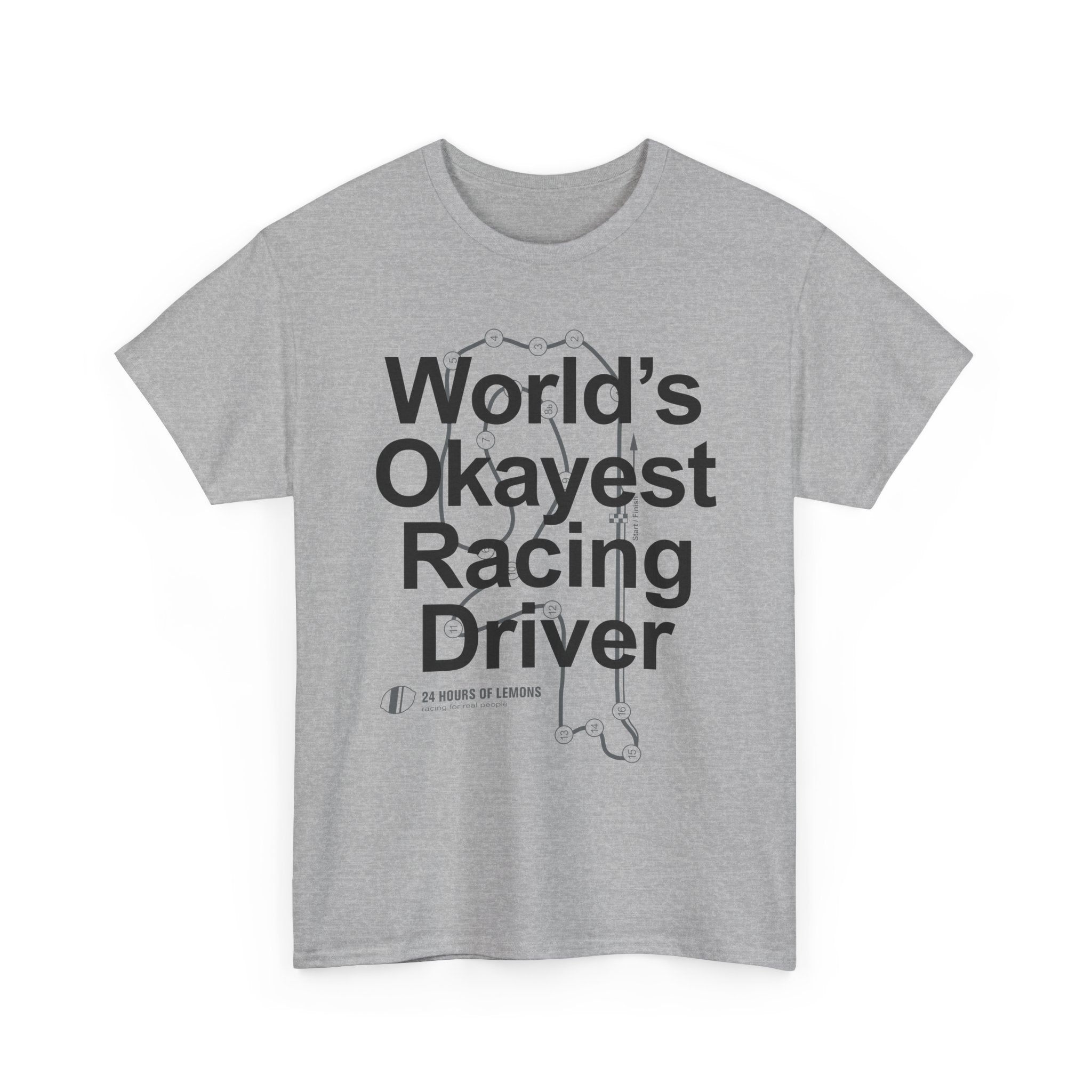 World's Okayest Racing Driver Grey 2026