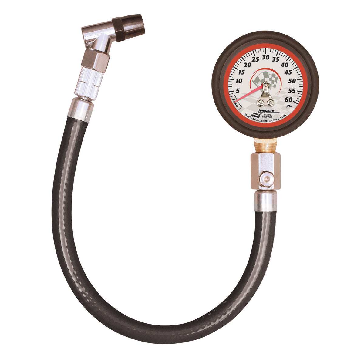 Longacre Standard Tire Gauge - 0-60 PSI