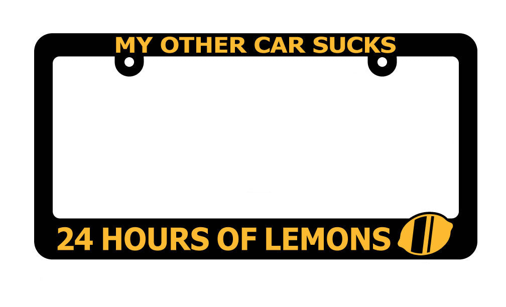 24 Hours of Lemons License Plate Frame